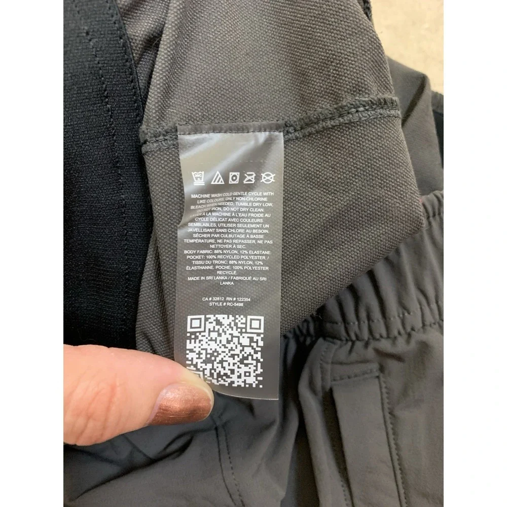 Reigning Champ Nylon Oxford Team Standard Pants Large Gray Carbon Men's